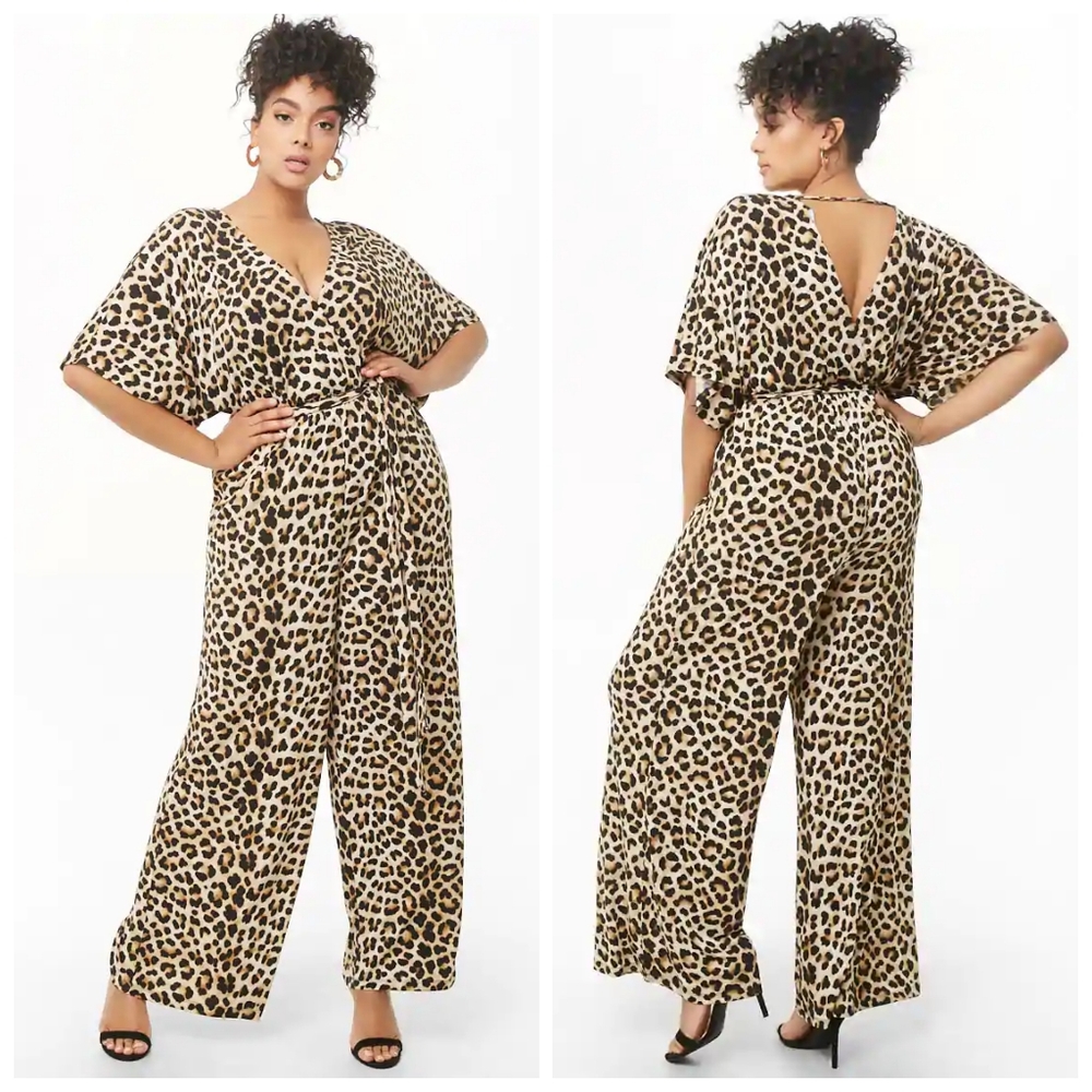 Leopard Print Jumpsuit